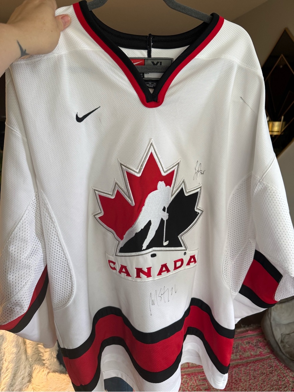 Nike Canada Hockey Jersey in White, Red, Black